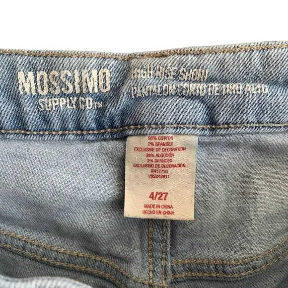 Mossimo Size 4/27 High Rise Embroidered Shorts - Picture 9 of 9